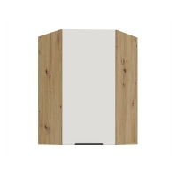 Szafka narożna górna 60 cm AURO WH/AR 60x60 GN-90 1F 45 antyfinger